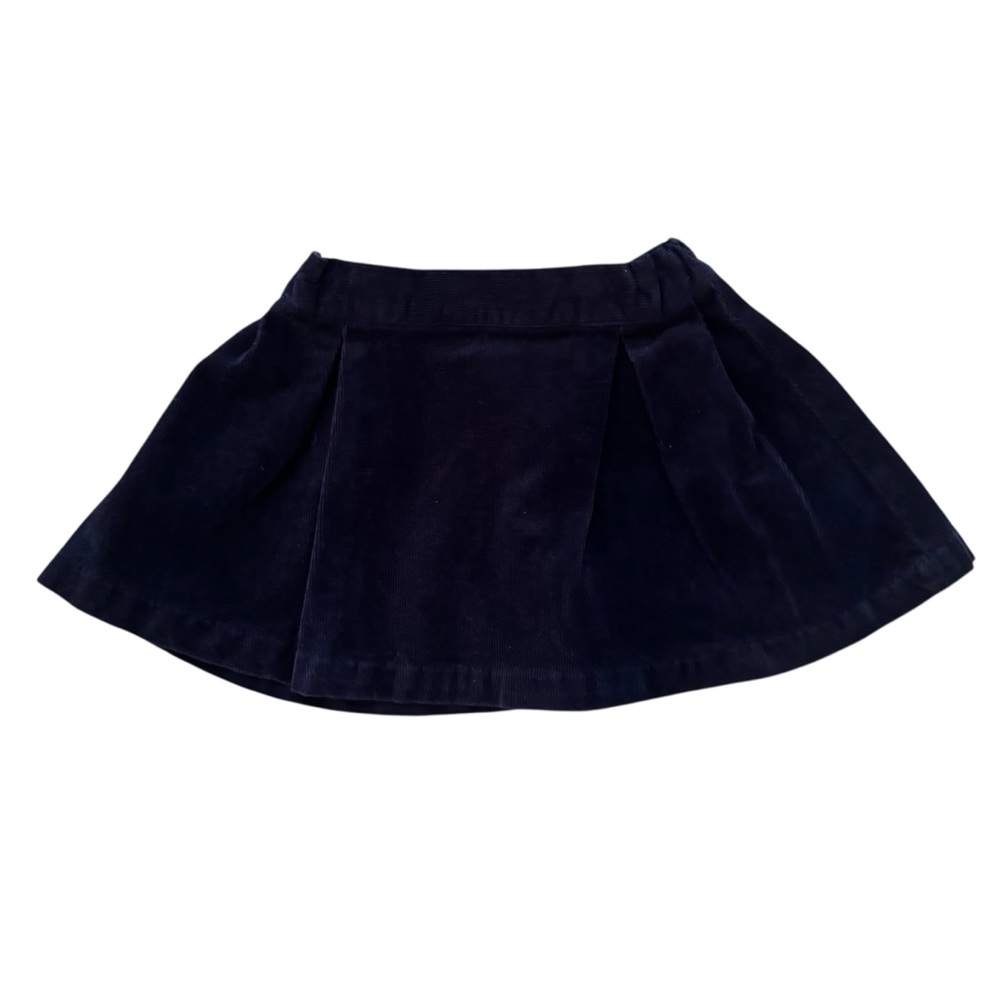 The Beaufort Bonnet Company Navy Corduroy Skirt 4T